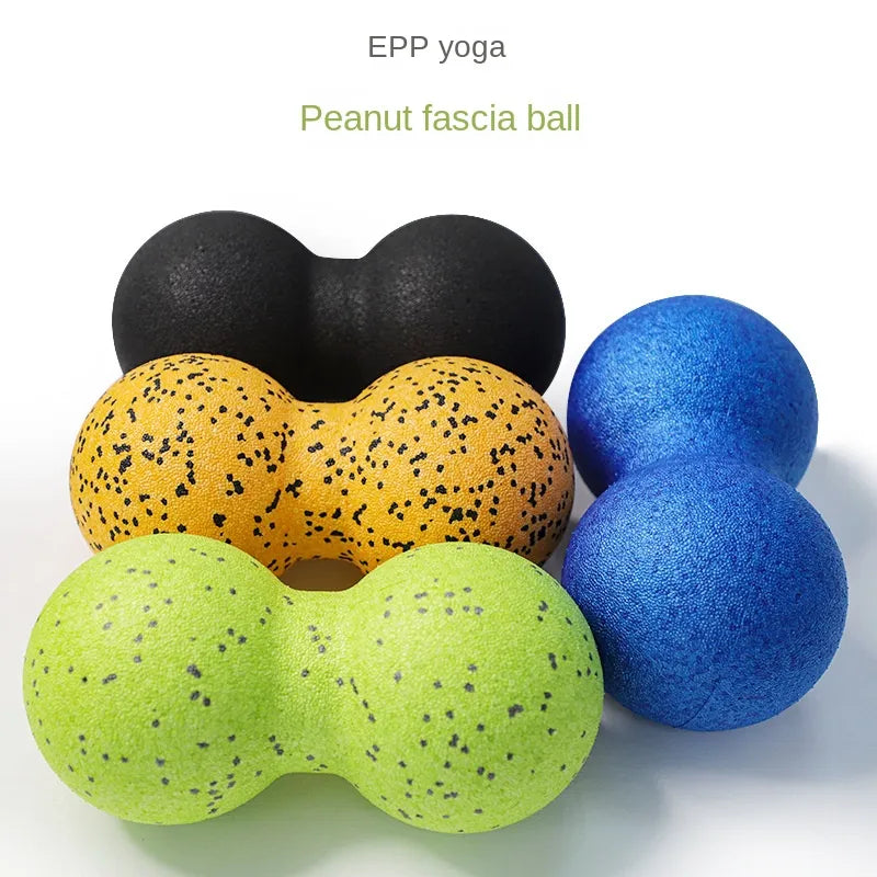 Conjunto de bolas yoga para exercícios e massagem na coluna e nos pés
