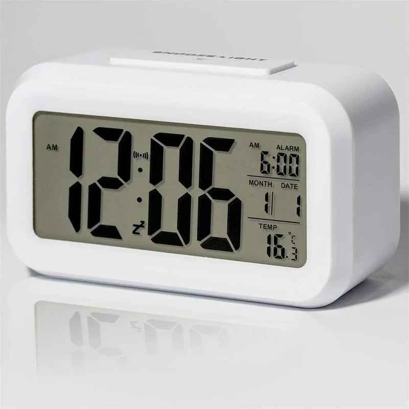 Relógio de mesa, despertador digital, dados tempo, calendário, multi funções